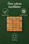 1 Piece Bamboo Checkered Trivet Healthy Bamboo - 4