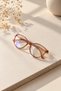 Leo- Blue Light Protection Cat Eye Glasses Are Optically Compatible for Use in Computer, Television, Etc.