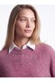 Sparkling Choices from Shining Store Zero Roba Collar Loose Fit Women's Knitwear Tunic - 5
