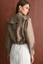 Snap Fastener Bomber Jacket 32-2778 - 7