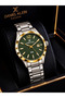 Green Tar Steel Cord Calendar 3 Atm Water Resistant Men's Wristwatch Edk.1.132 - 3