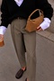 Women's Mevora Soft Textured Suede Bag Brown (Camel) - 6