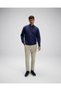 Em580-Nv Men's Navy Blue Half-Zip Sweatshirt - 5