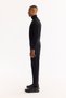 Men's Black Classic Waist Cotton Vintage Washed Roman Crop Slim Fit Jean Trousers A52Y3515 - 5