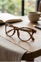 Cateye Blueblock 56 Ekartman Leopard Pattern Optical Compatible Prescription Glass Can Be Installed - 6