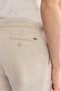 Men's Beige Classic Waist 100% Linen Breathable Carrot Fit Trousers A61Y3025 - 7