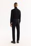 Men's Black Classic Waist Cotton Vintage Washed Roman Crop Slim Fit Jean Trousers A52Y3515 - 6