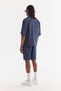 Men's Indigo Alttan Britli Cotton Short Sleeve Comfort Fit Shirt A61Y2113 - 4
