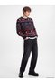 Quality Pieces from Çelebi Store New Year's Themed Men's Knitwear Sweater - 3