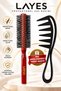Professional Men's Hair Blow Dryer Brush + Styling Comb