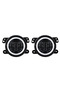 4 inch Round LED Front Driving Fog Lights White Amber DRL For Wrangler JK Dodge Journey Magnum Ch... - 7