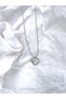 Butterfly Detailed Gold Stone Alya Necklace - 5