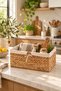 Sturdy Medium Organizer/Basket/Organizer with Wicker Inner Protection