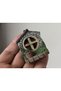 Stone Knitted Window, Branch Flower Pot Round Wooden Window Silicone Mold K-1630, Stone Powder Polyester Gypsum Candle Mold