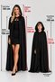 Hooded Black Cloak, Adult and Child Sizes, 120cm, Halloween Costume, Executioner, Grim Reaper, Witch, Vampire, Dementor. - 2