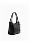 Black Large Capacity Scarf Handbag and Shoulder Bag (Scarf Color May Vary) - 2