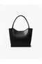 Black Large Capacity Scarf Handbag and Shoulder Bag (Scarf Color May Vary) - 4