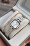 Original Women's Watch - 3 Atm Water Resistant - Gold and Silver Steel Strap - Japanese Movement - 2-Year Warranty - Stylish Gift Boxed Wristwatch Hmby2087C3 - 3