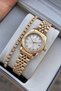 Original Women's Watch - 3 Atm Water Resistant - Gold-Colored Steel Strap - Japanese Movement - 2-Year Warranty - Stylish Gift Boxed Wristwatch Hmby2090C1 - 3