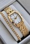 Original Women's Watch - 3 Atm Water Resistant - Gold-Colored Steel Strap - Japanese Movement - 2-Year Warranty - Stylish Gift Boxed Wristwatch Hmby2097C4 - 3