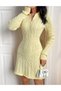 Rochie scurta, Galben - 5