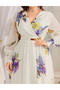 Rochie lunga, crem - 4