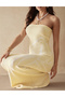 Rochie lunga, Crem - 2
