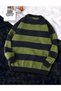 Pulover, negru/verde - 7
