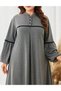 Rochie lunga, Gri - 2