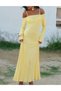 Rochie lunga, Galben - 7