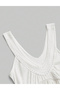 Rochie scurta, Alb - 3