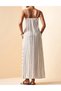 Rochie lunga, alb/crem - 4