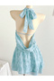 Rochie scurta, Turcoaz - 2