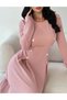 Rochie lunga, Roz - 4