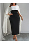Rochie lunga, Negru - 4