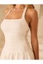 Rochie scurta, Alb - 7