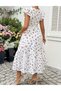 Rochie lunga, Alb - 4