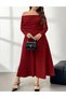 Rochie lunga, Rosu - 3