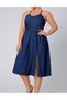 Rochie medie, Bleumarin - 4