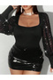 Bluza, Negru - 5