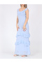 Rochie lunga, Albastru - 5