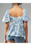 Bluza, Alb/Albastru - 3