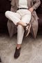 Women's Sneaker Lace-Up Suede Sports Shoes Starse Gold Brown - 5