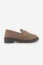 Women's Loafer, Everyday Classic Shoes, Casual Moccasin, Fonle, Vison Suede. - 3