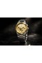 VANTOR CHRONEX Men's Luxury Quartz Watch, Gold Dial, Silver Gold Stainless Steel Strap, Multifunction Date Display, Premium Watch, Gift for Men, TR1009M-SG - 6