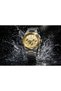 VANTOR CHRONEX Men's Luxury Quartz Watch, Gold Dial, Silver Gold Stainless Steel Strap, Multifunction Date Display, Premium Watch, Gift for Men, TR1009M-SG - 5