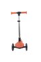 Kids Scooter With Glitter Light-Up Deck, LED Wheels, 3-8 Years - Orange - 2
