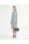 Plain Shirt Collar Long Sleeve Dress - 4