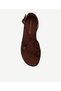 Closed Back Suede Flip-Flop Sandals - 6
