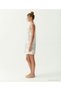 Straight Square Neck Strap Dress - 5